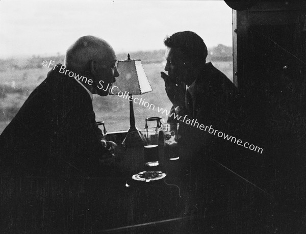 BUFFET CAR PASSENGERS AT TABLE